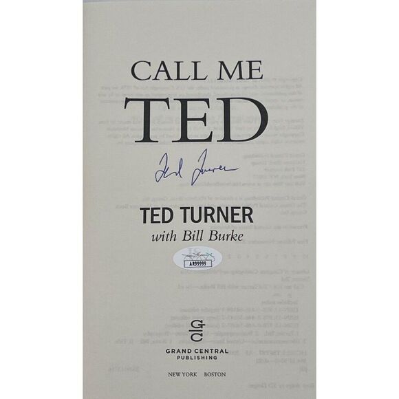 Ted Turner Signed Book Call Me Ted 1st Edition HC DJ With JSA Authentication - Picture 3 of 7